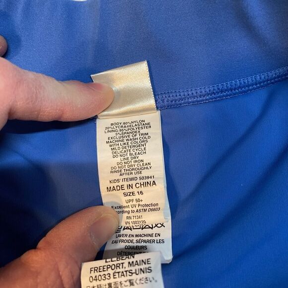 L.L. Bean Kids Swim Shorts - Size 16 - Picture 4 of 6